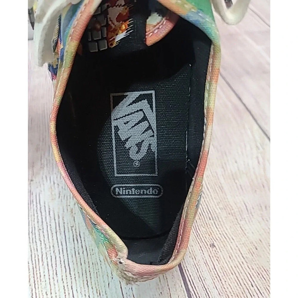 Vans X Super Mario Game Over Skateboard Shoe Women's 8 Men's 6.5 Canvas - Picture 11 of 16
